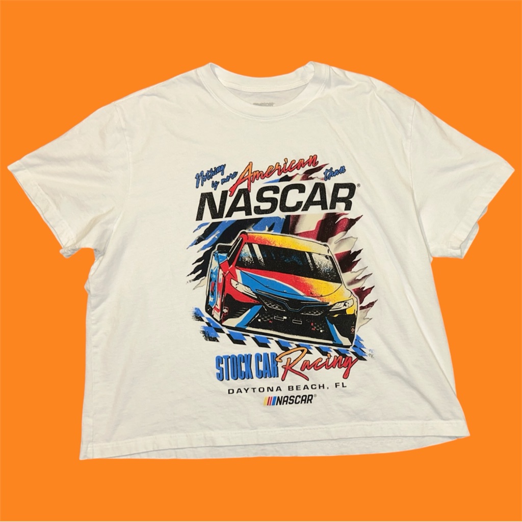 100 Cotton Nascar Daytona 500 Vintage Design Graphic Tshirt